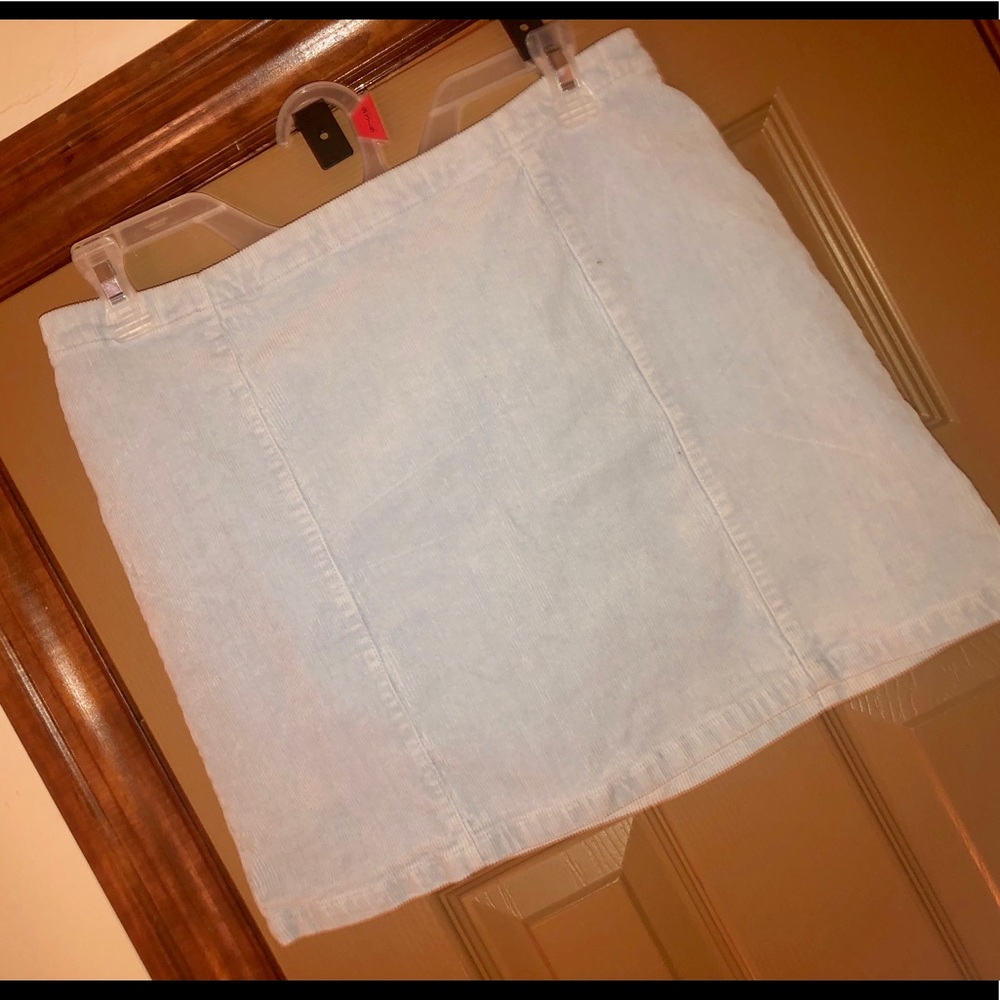 Blue skirt